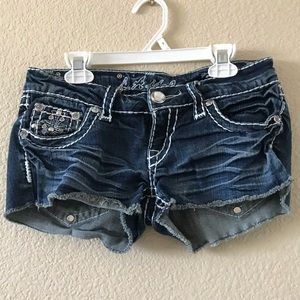 LA IDOL bling shorts size small